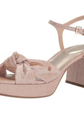 Bandolino Glittery Tan‎ Heels size 9M